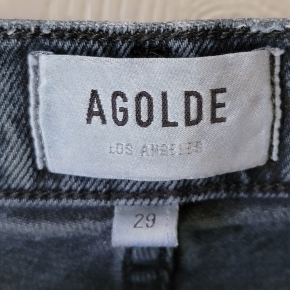 AGOLDE Toni Ankle Fray Hem Jeans - Picture 10 of 10